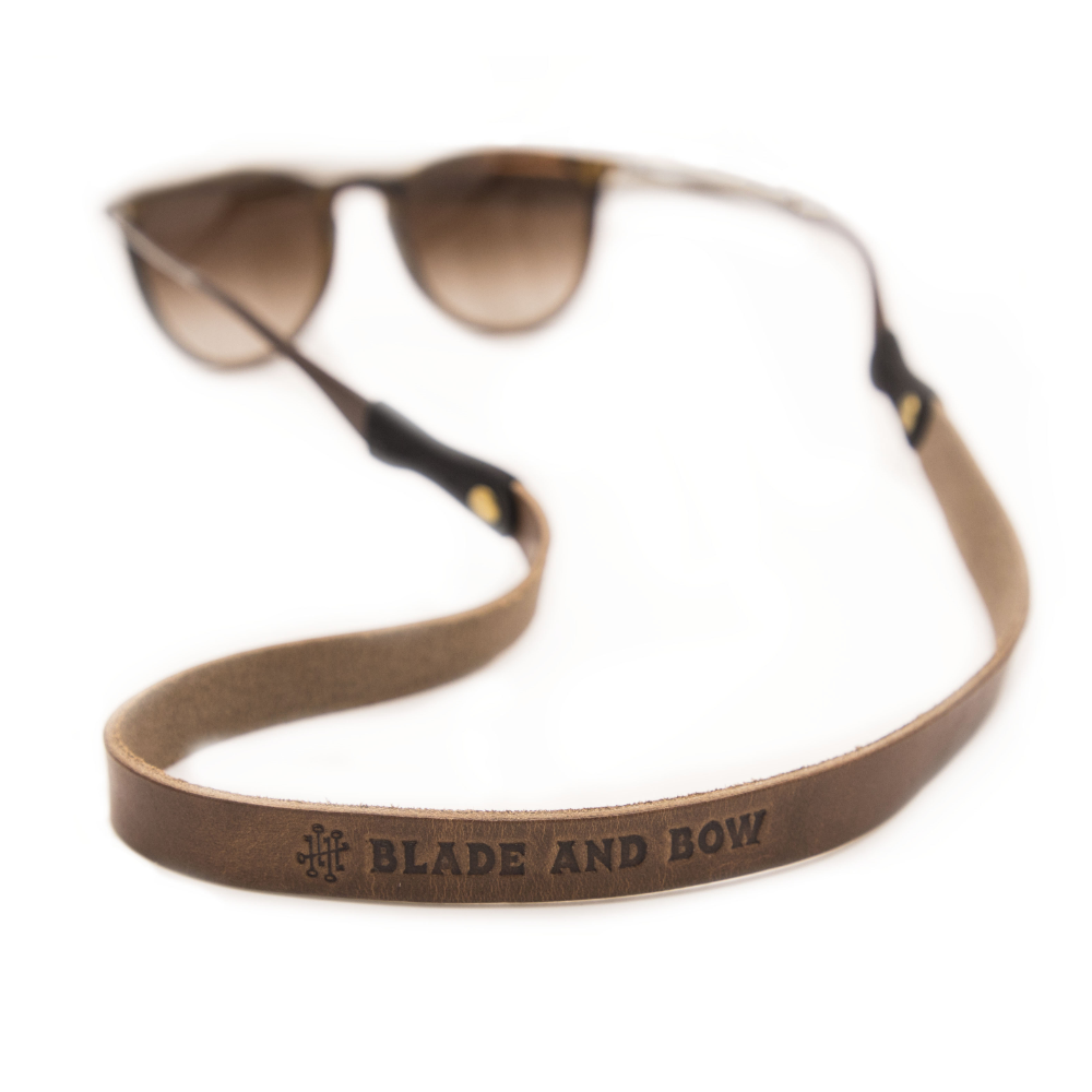 Blade and Bow Leather Sunglasses Strap